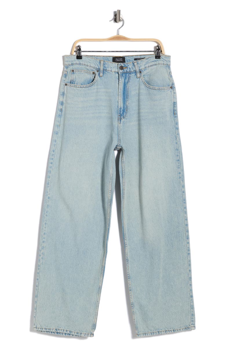 OLIVER LOGAN Extra Baggy Jeans, Main, color, Faded Indigo