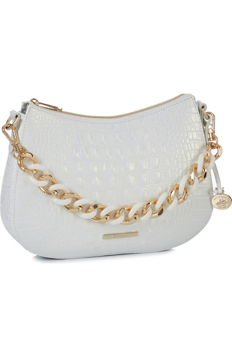 Brahmin Mod Shayna Croc Embossed Leather Crossbody Bag, Alternate, color,