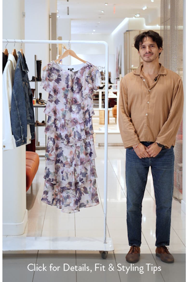 Tiered Floral Midi Dress video
