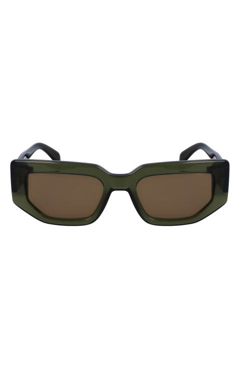 Kennet 54mm Rectangular Sunglasses