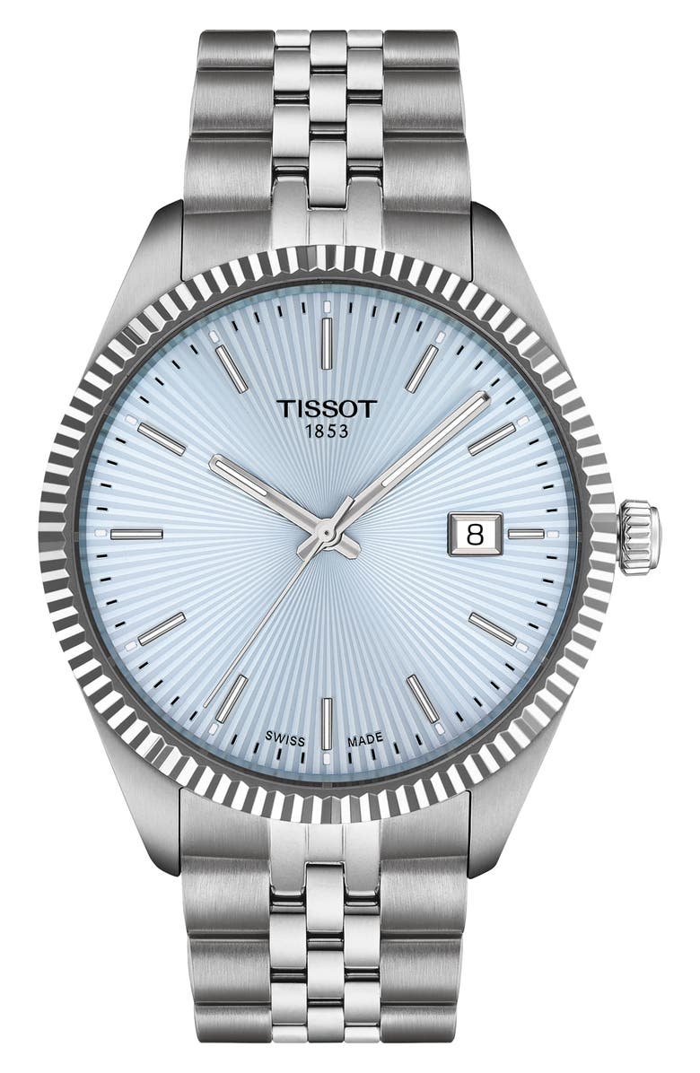 Tissot Ballade Bracelet Watch, 40mm, Main, color, Blue