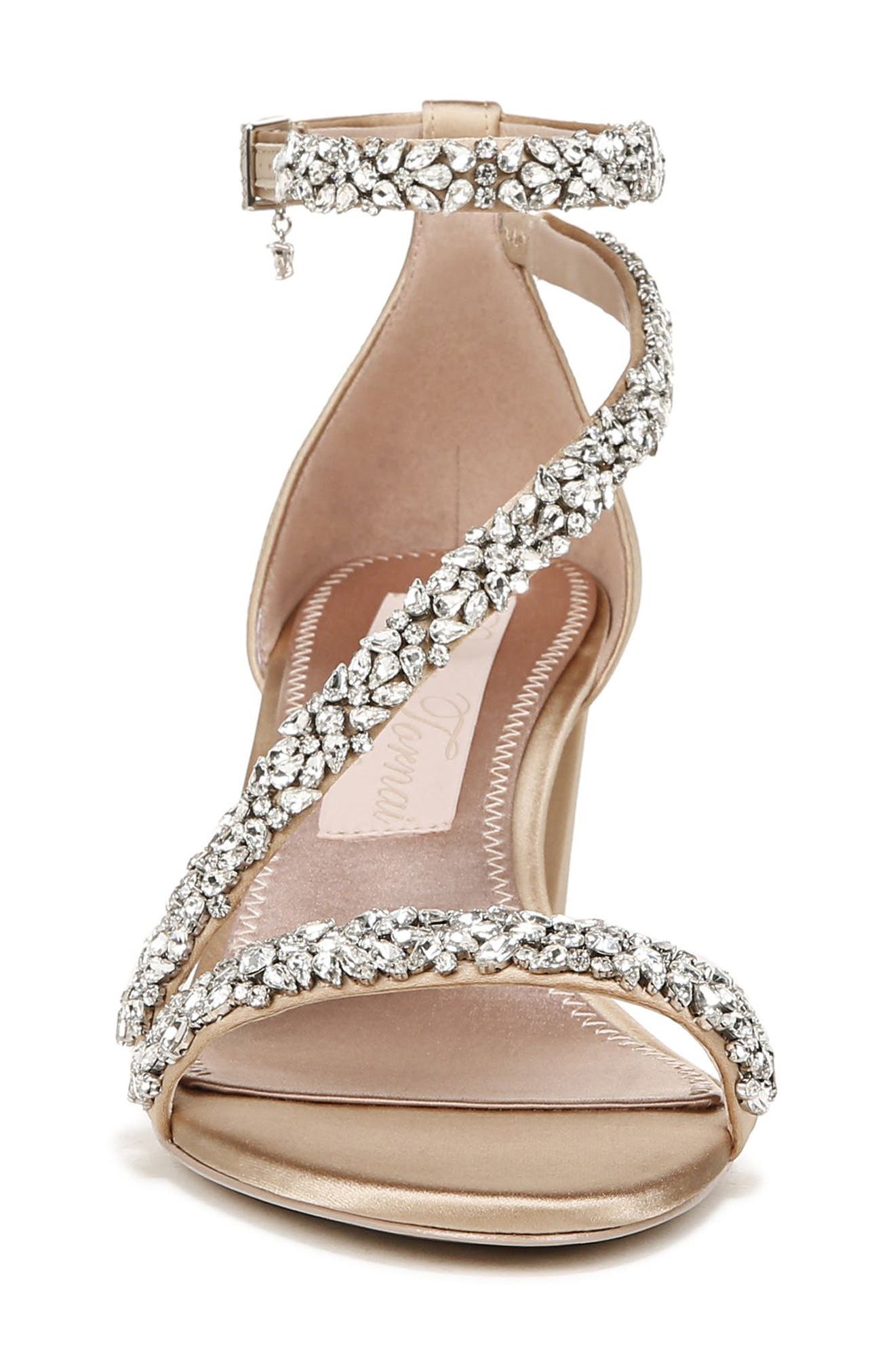 Naturalizer Pnina Tornai for Naturalizer Ahava Ankle Strap Sandal, Alternate, color, Beige Fabric
