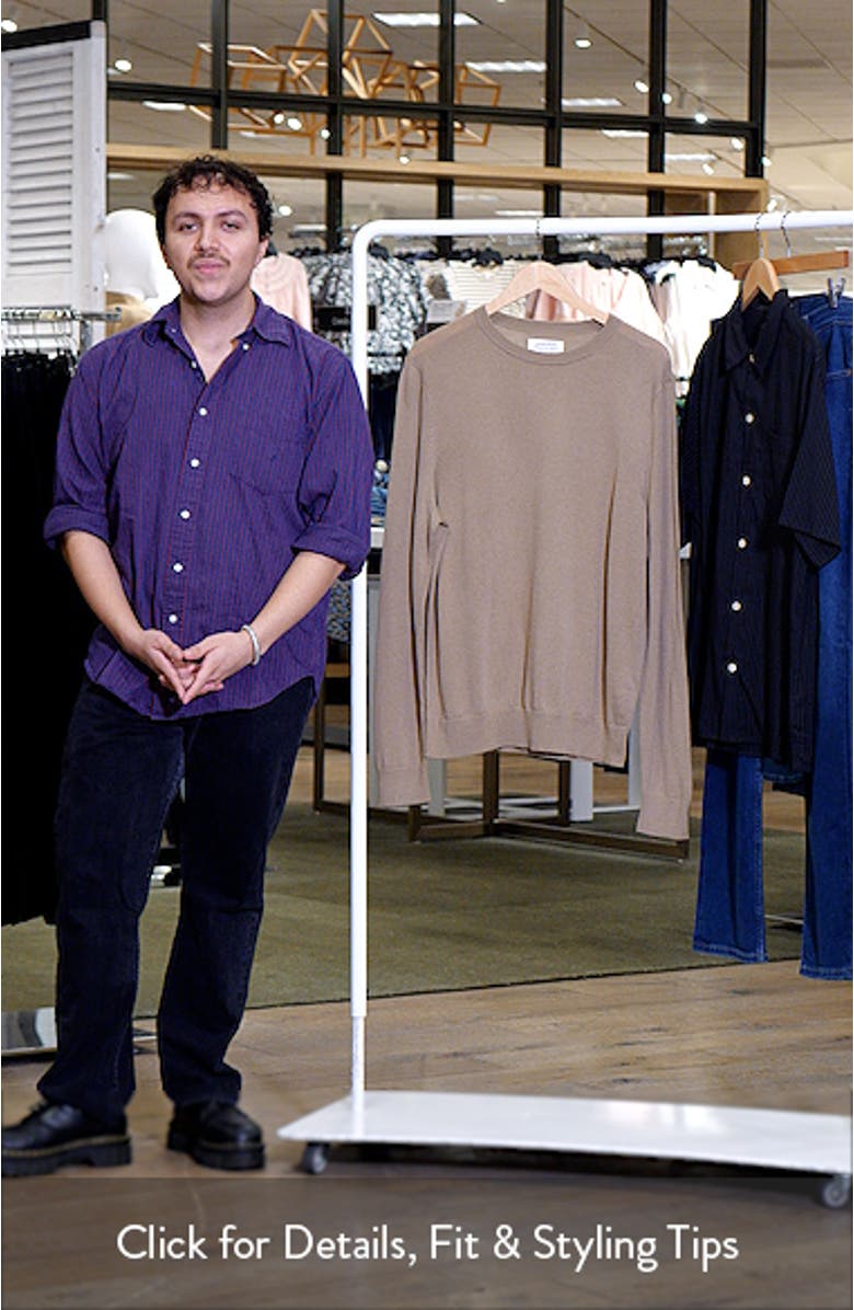 Italian Merino Wool Crewneck Sweater, sales video thumbnail