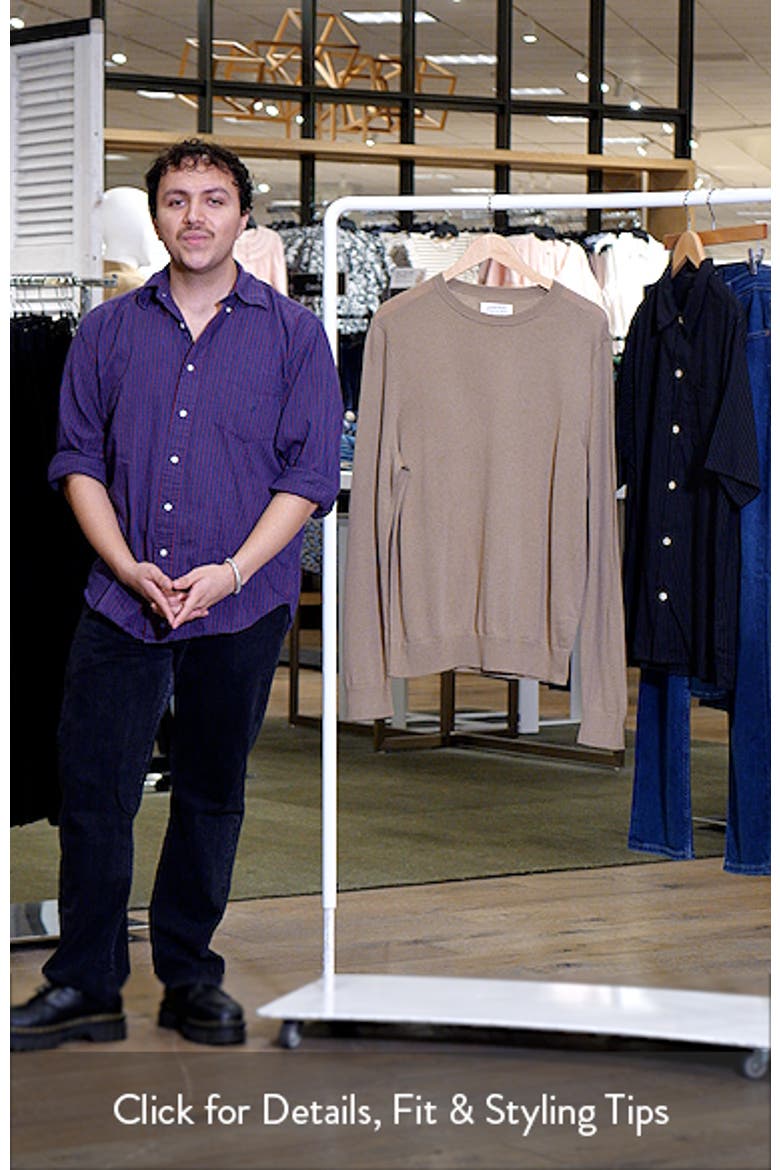 Italian Merino Wool Crewneck Sweater video