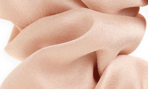 Lunya Washable Silk Classic Scrunchie In Delicate Pink