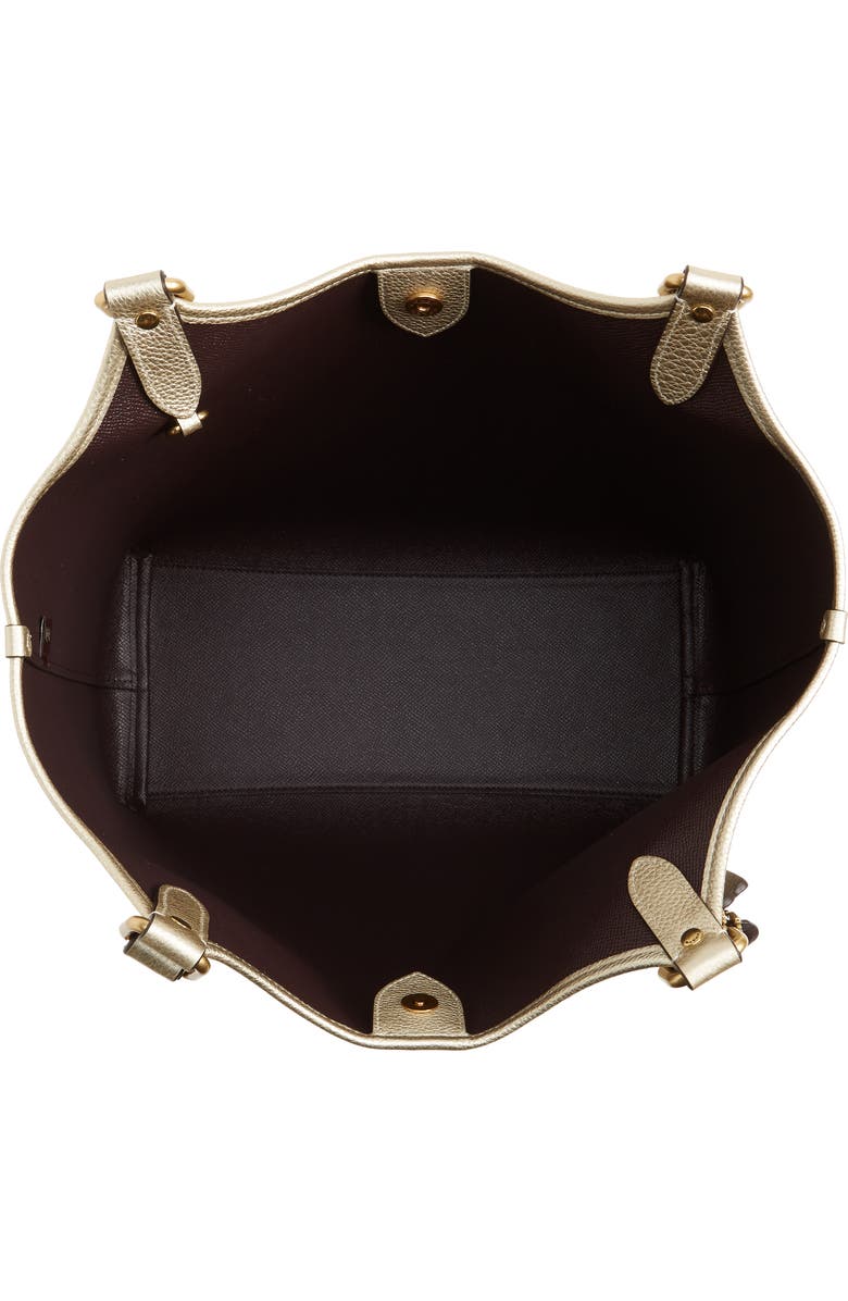 COACH Metallic Leather Everyday Tote Bag, Alternate, color,