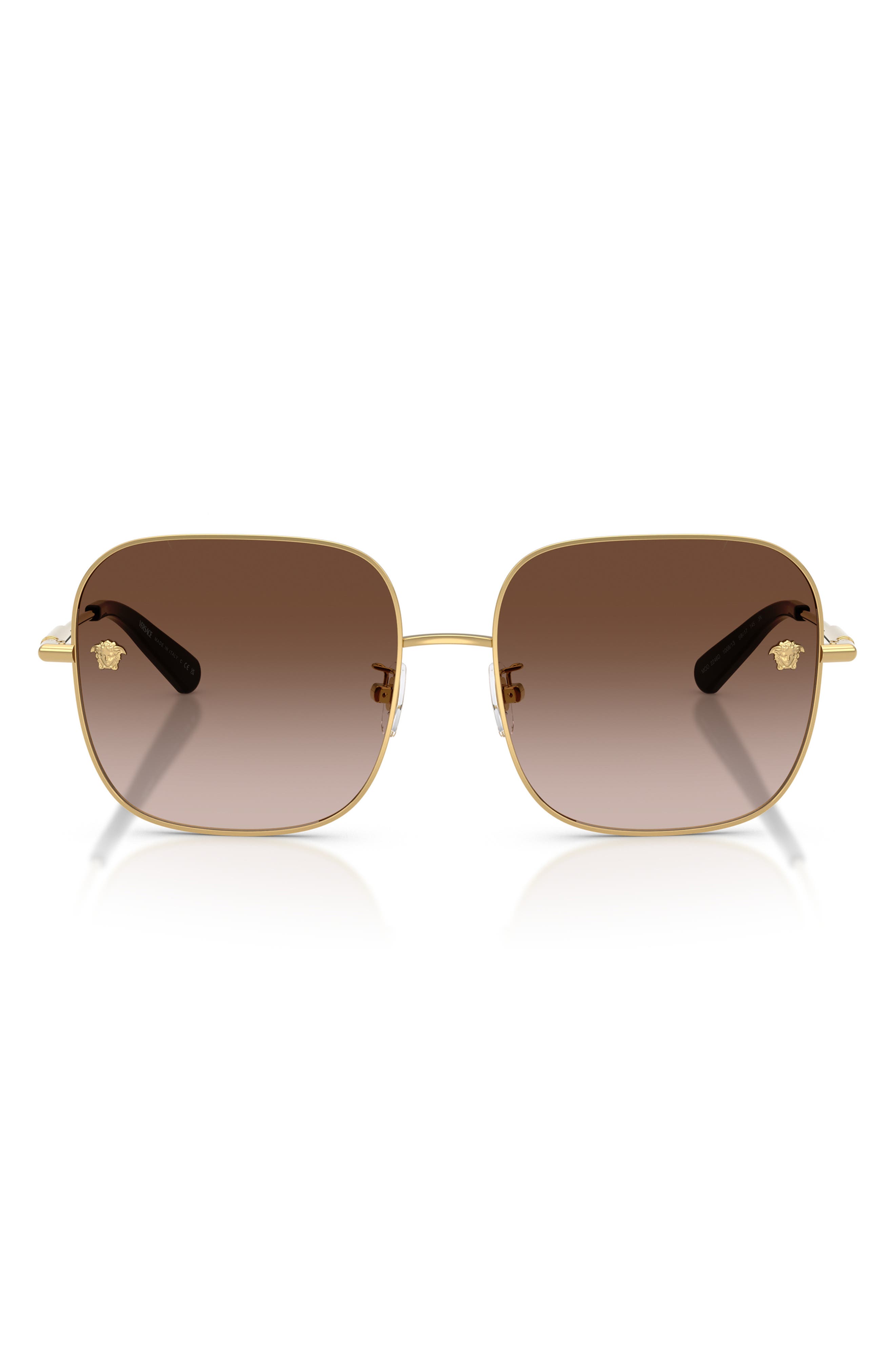 Versace 59mm Gradient Square Sunglasses