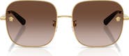 Versace 59mm Gradient Square Sunglasses
