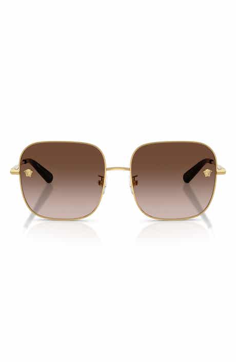 Versace 59mm Gradient Square Sunglasses