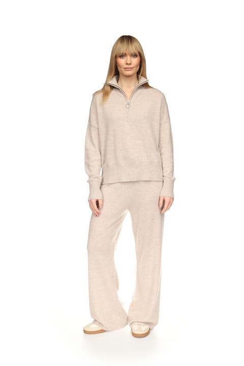Bryanna 100% Cashmere Half Zip Pullover