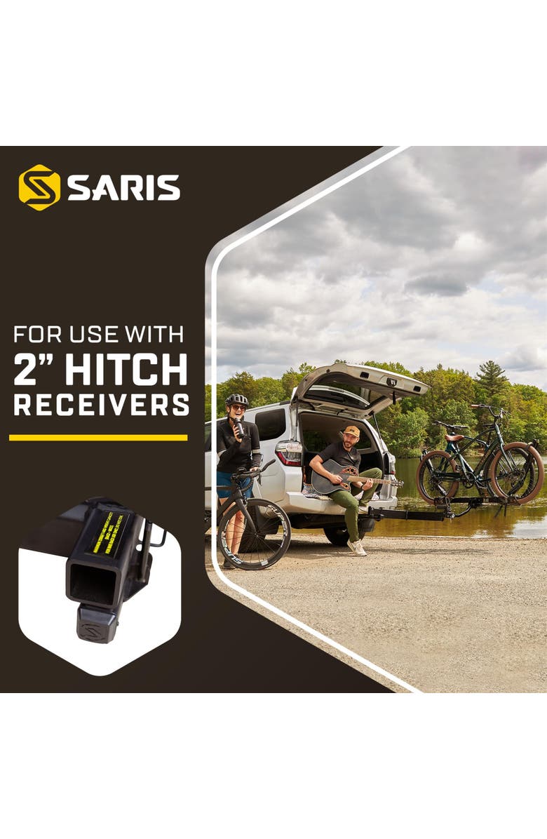 Saris Swing Away Hitch Adapter with Foldable Design and Easy Trunk Access, Alternate, color, Black