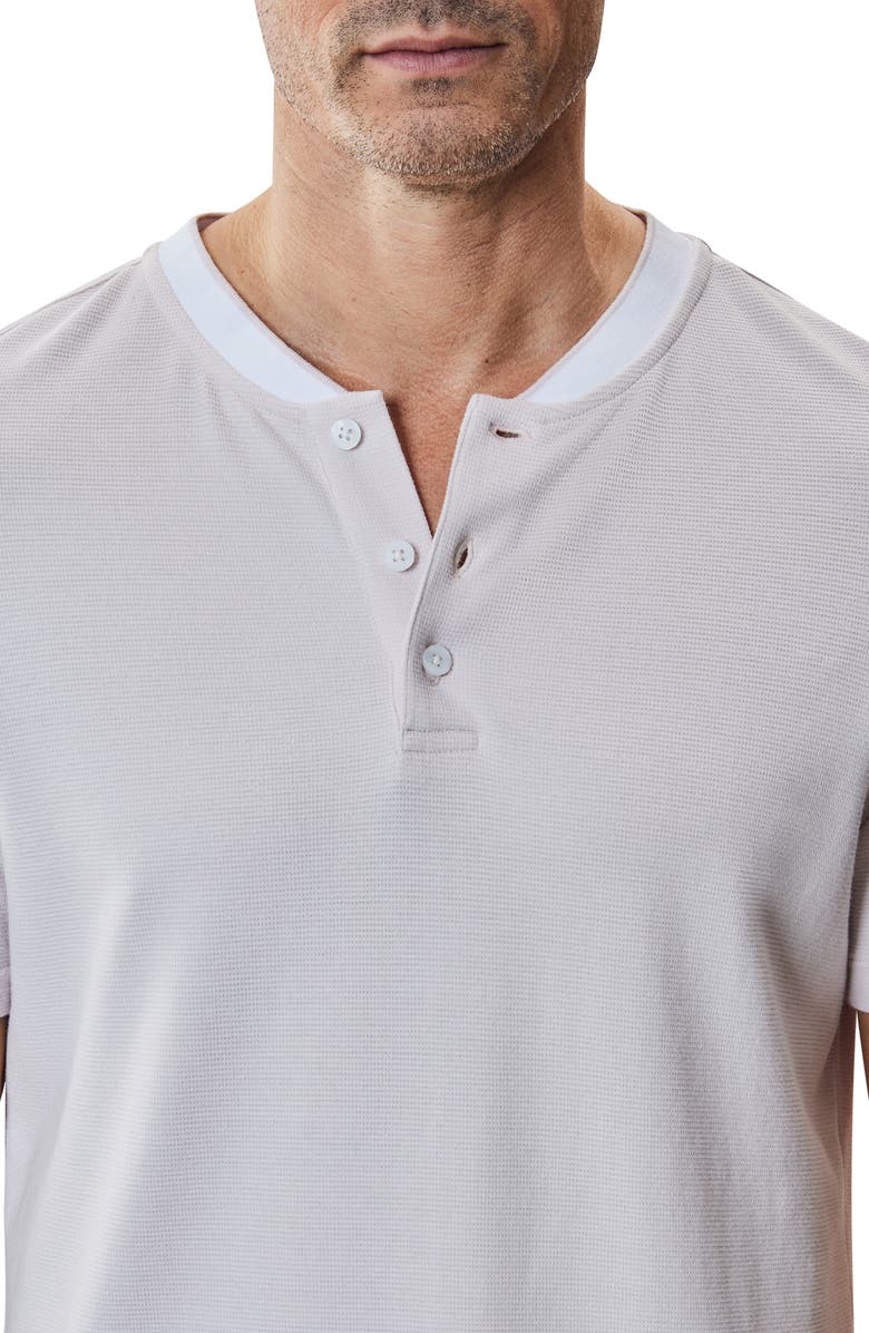 Robert Barakett Tessio Baseball Collar Short Sleeve Henley T-Shirt, Alternate, color, Light Pink