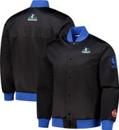 Mitchell & Ness Men's Mitchell & Ness Black Minnesota Timberwolves Hardwood Classics Team OG 3.0 Lightweight Satin Full-Snap Jacket