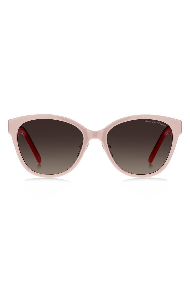 Marc Jacobs 55mm Cat Eye Sunglasses, Main, color, Pink