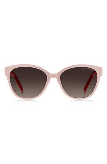 Marc Jacobs 55mm Cat Eye Sunglasses In Pink