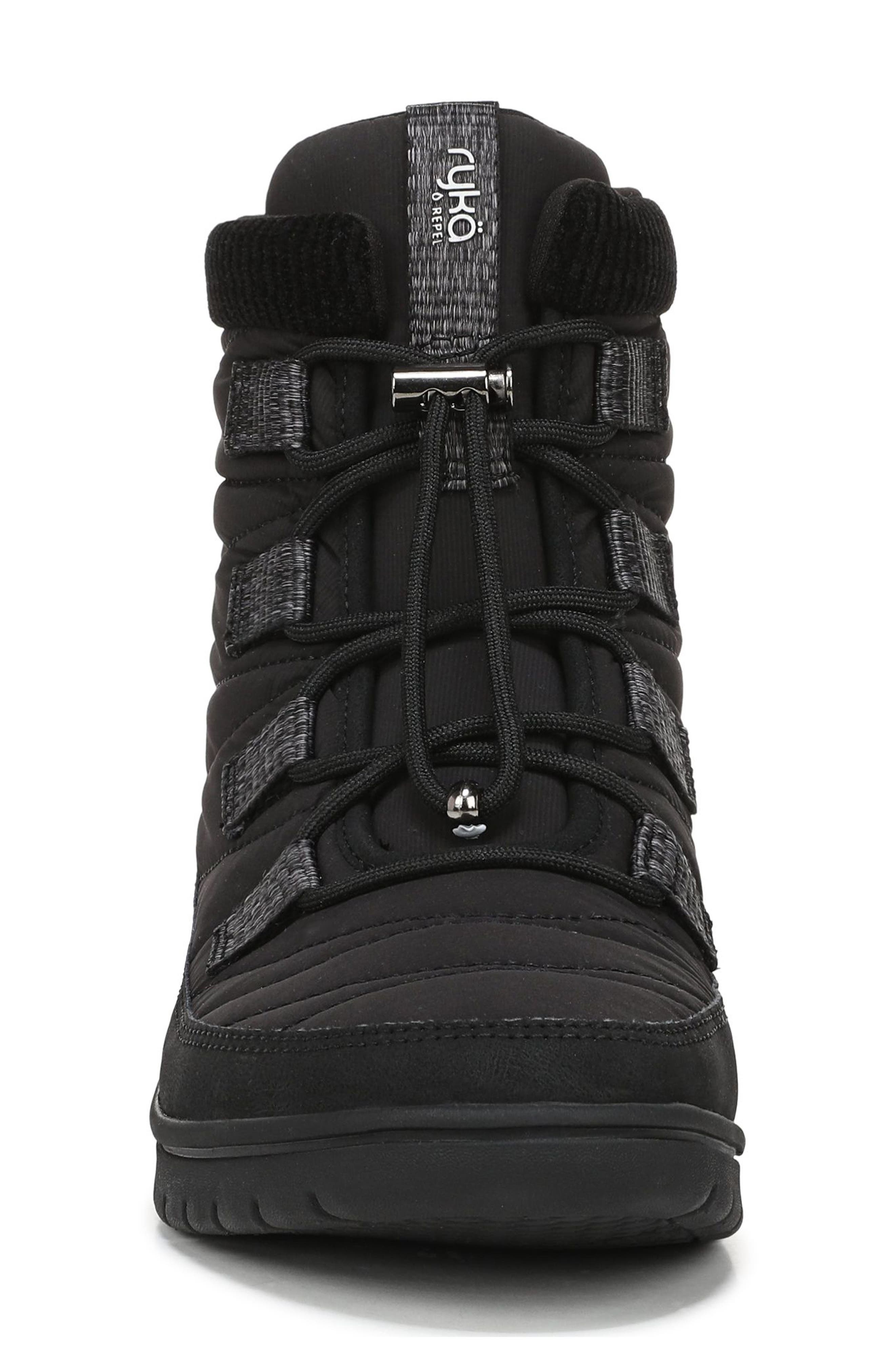 Rykä Sienna Water Repellent Bootie, Alternate, color, Black