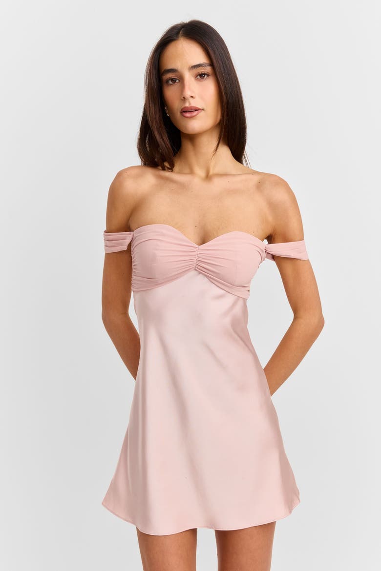 Charlotte Mini Dress, Alternate, color, Pink