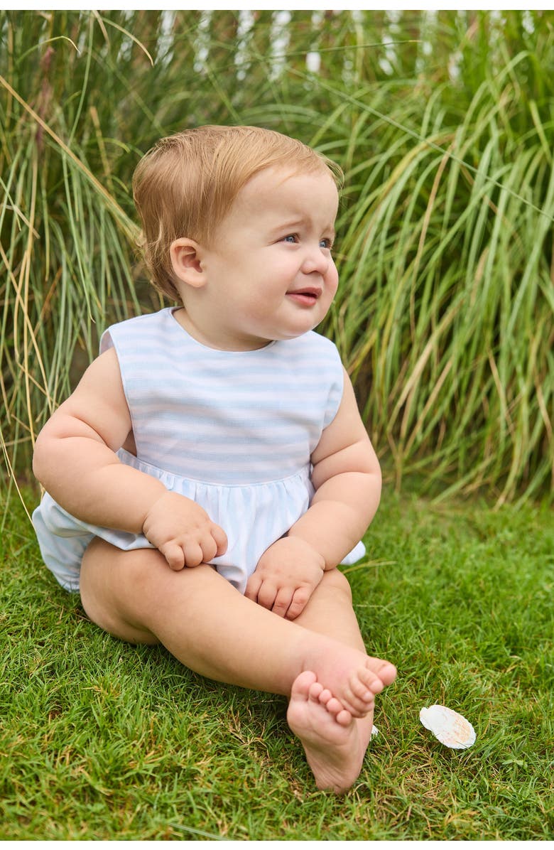 Little English Striped Apron Bubble, Alternate, color, Savannah Stripe