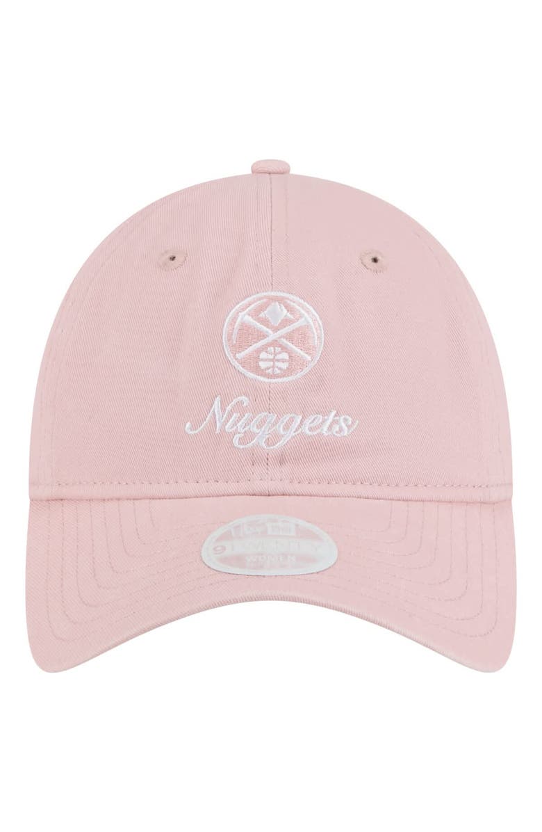 New Era Women's New Era Pink Denver Nuggets Gameday Preppy 9TWENTY Adjustable Hat, Alternate, color, Pink