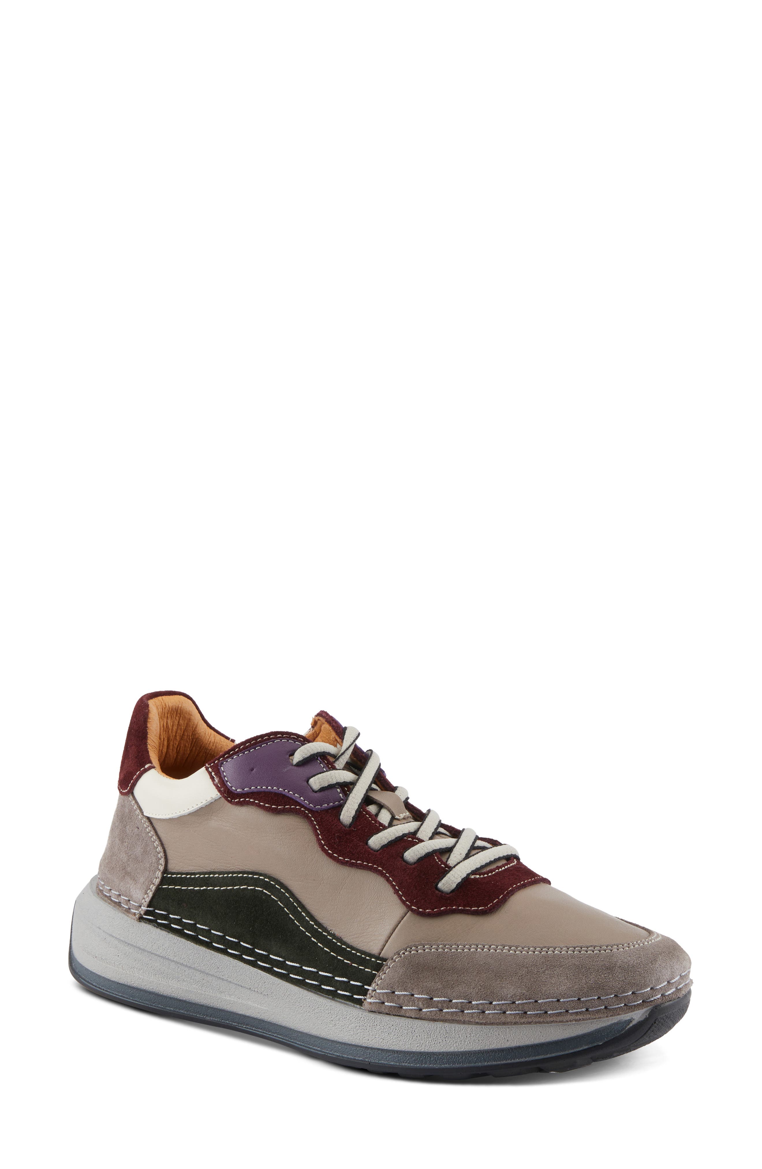 Spring Step Booker Sneaker, Main, color, Grey Multi