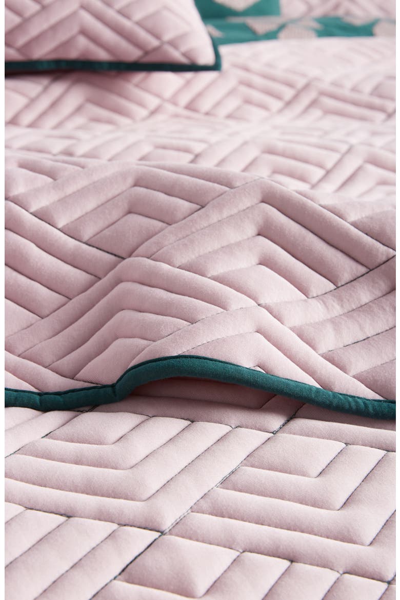 Anthropologie Texture Geo Quilt, Alternate, color, LILAC