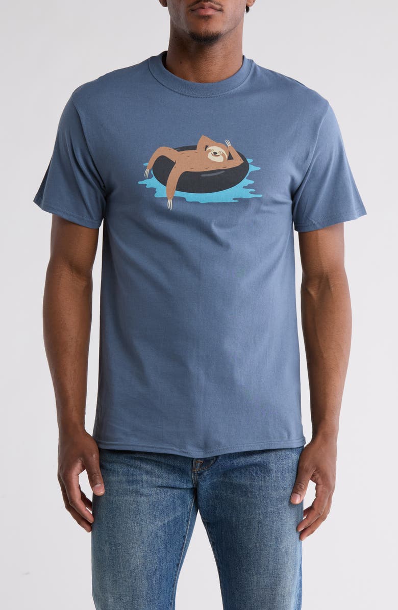 Altru Sloth Cotton Graphic T-Shirt, Main, color,