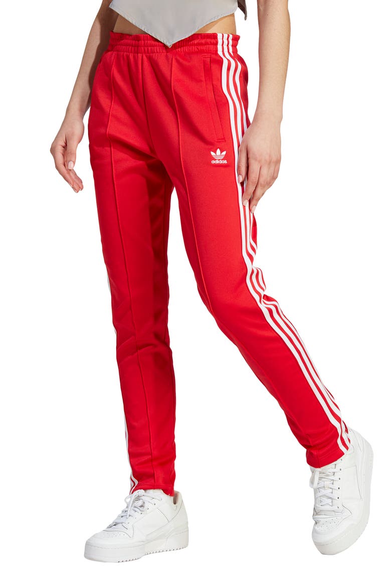 Superstar Track Pants, Main, color, BETTER SCARLET