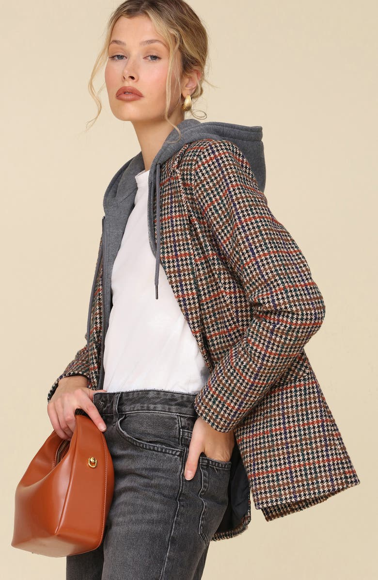 Avec Les Filles Plaid Dickey Blazer, Alternate, color,