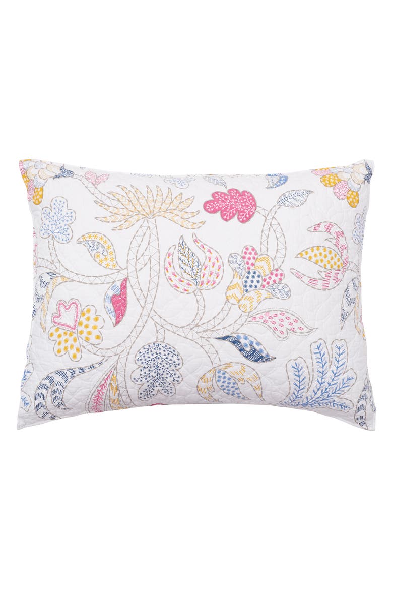 Colonial Williamsburg Standard Pillow Sham 20" x 26", Main, color, Pink