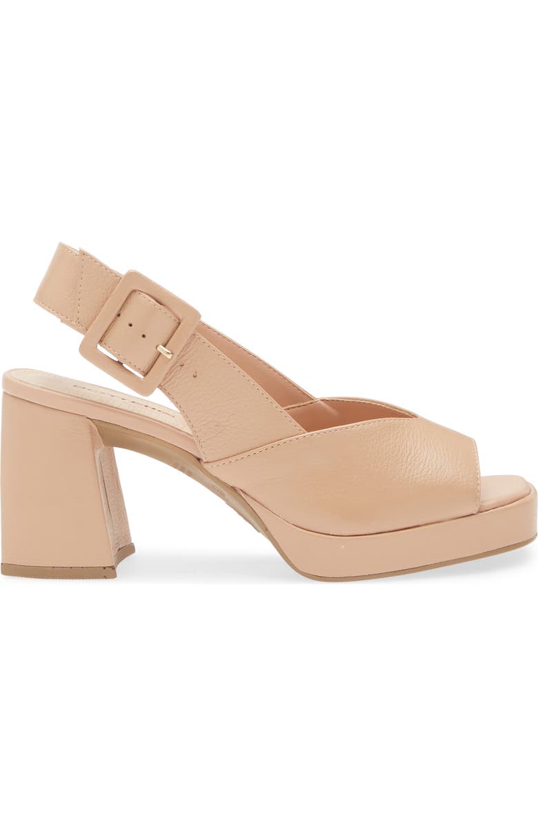 Bottero Britnet Slingback Platform Sandal, Alternate, color, Brown Sugar