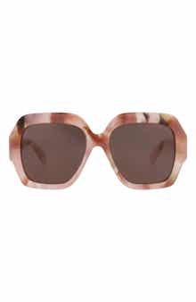 56mm Oversize Sunglasses