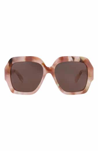 56mm Oversize Sunglasses