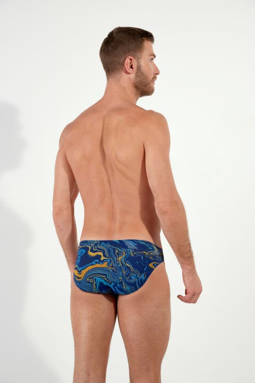 Hom Usa Funky Styles Comfort Micro Briefs In Blue