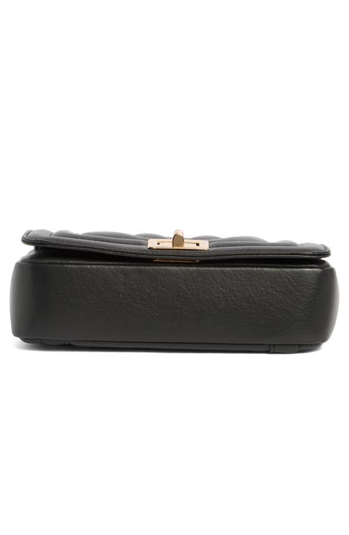 Valentino By Mario Valentino Beatriz Signature Leather Crossbody Bag In Black