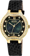 GEVRIL Lugano Swiss Diamond Quartz Watch, 35mm