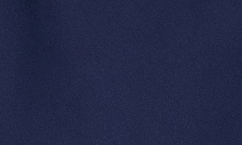 Renee C Cap Sleeve Satin Top With Scarf In Blue