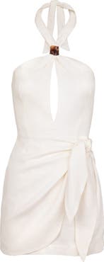 ViX Paula Hermanny Luna Halter Cover-Up Dress