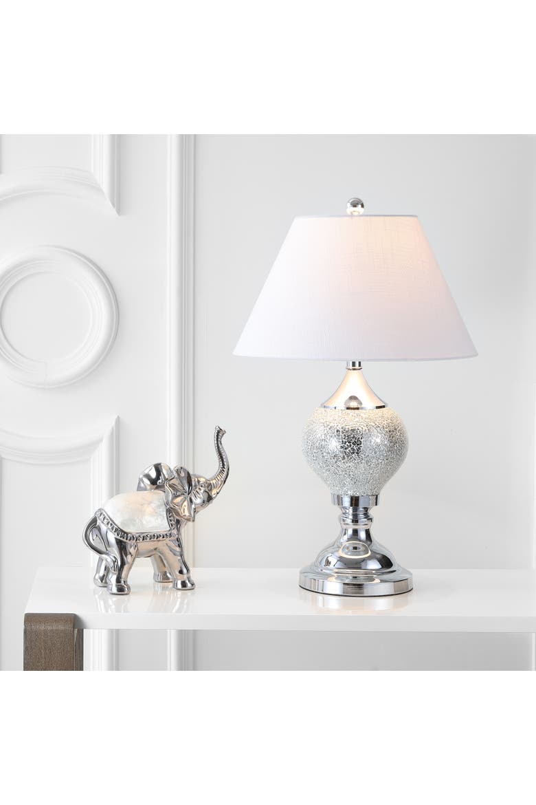 Louise Mirrored LED Table Lamp, Main, color, Silver/Chrome