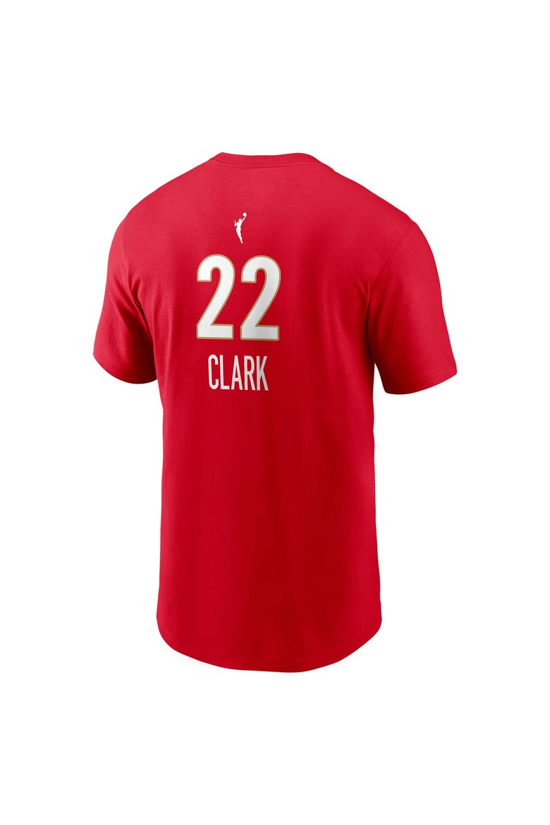 Men's Nike Caitlin Clark Red Indiana Fever Name & Number Rebel Edition T-Shirt, Alternate, color, Red