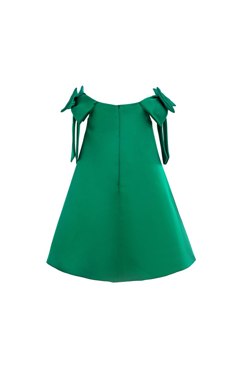 Tulleen Luneta Dress, Alternate, color, Green