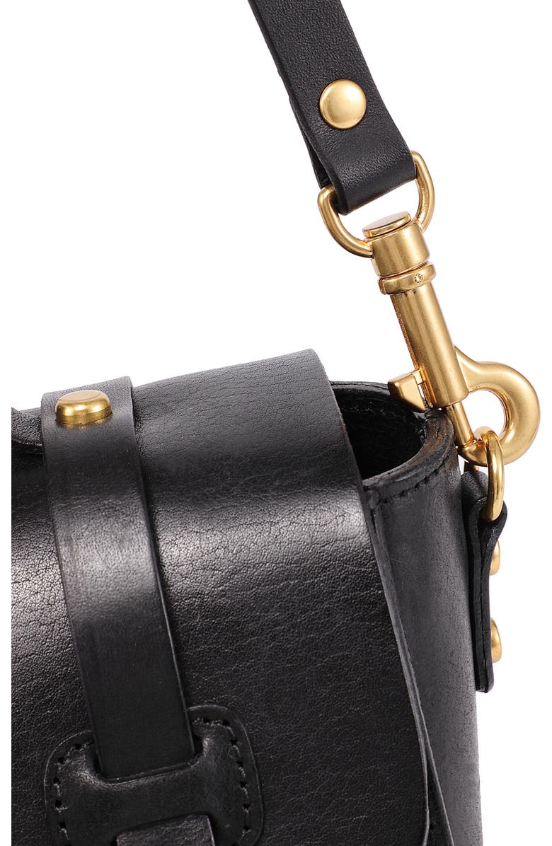 OLD TREND Ficus Leather Mini Satchel, Alternate, color, Black