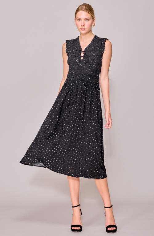 Melloday Shirred A-line Dress
