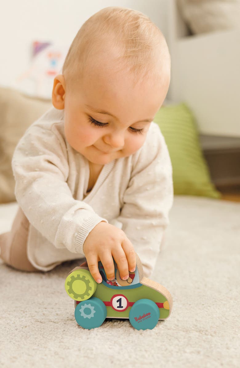 Bababoo and friends<sup>®</sup> Lion Bababoo Racecar My First Car, Alternate, color, Turquoise