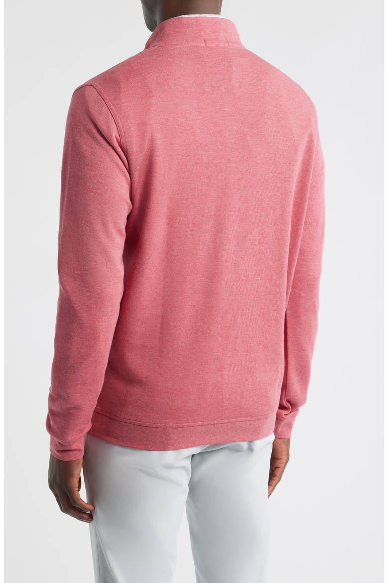 Comfort Interlock Quarter Zip Pullover, Alternate, color, CHILI RED