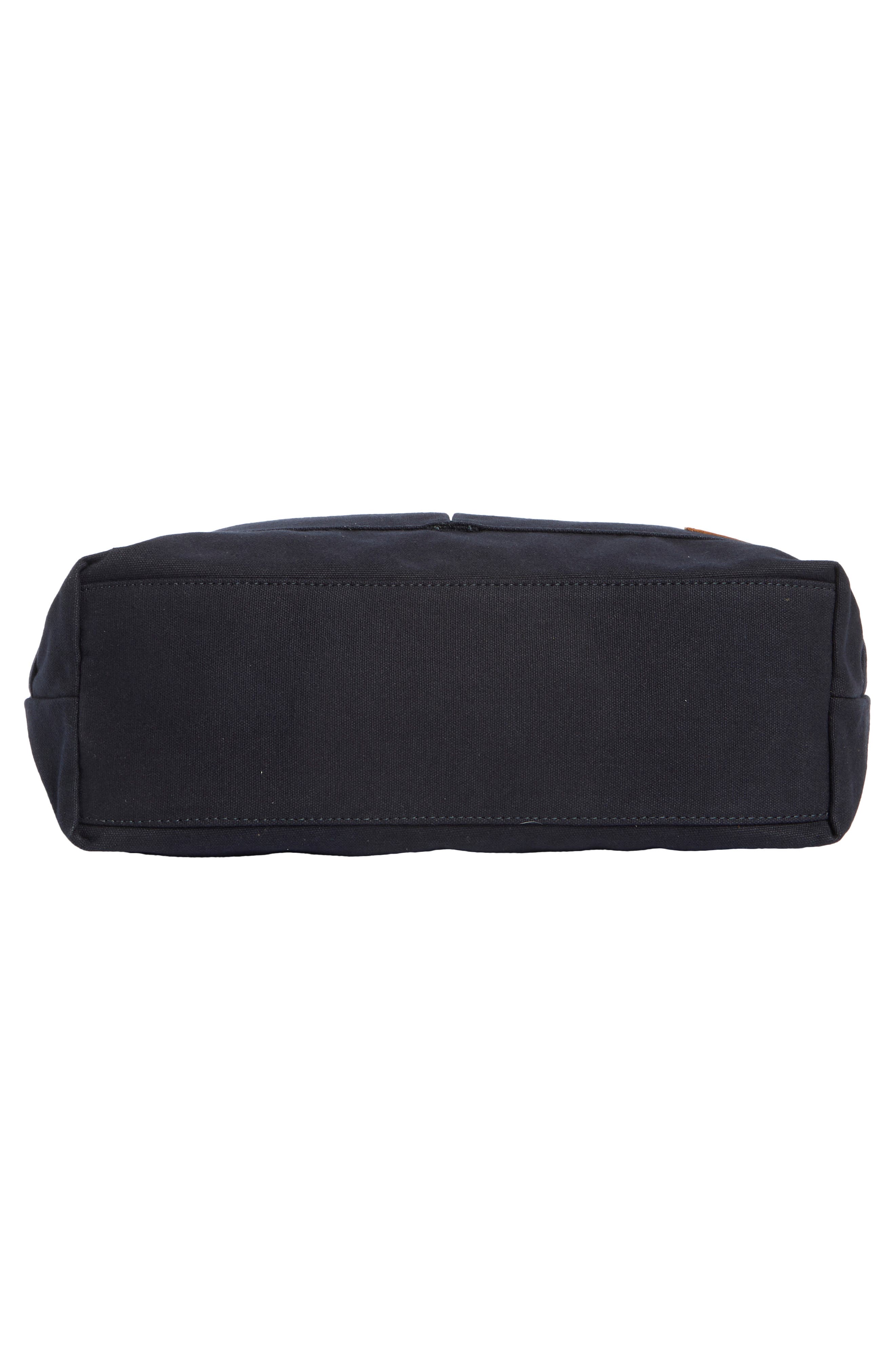 New Amsterdam Leatherworks Ayla Canvas Crossbody Bag, Alternate, color, Midnight