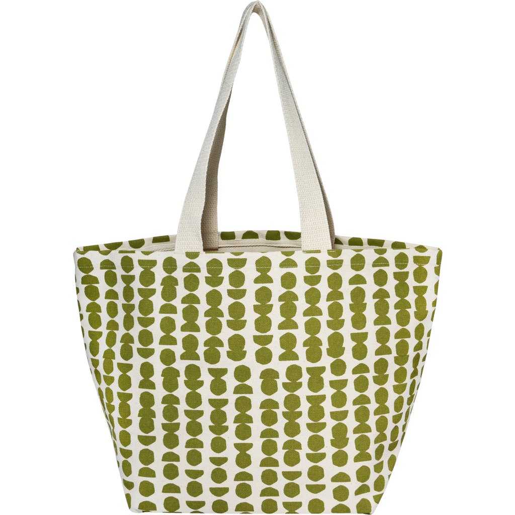 Dance Happy Artemis Wide Tote Bag In Army Green