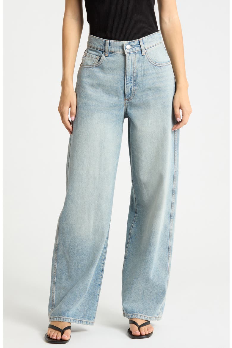 Taylor Barrel Leg Jeans, Main, color, SOUTHPORT