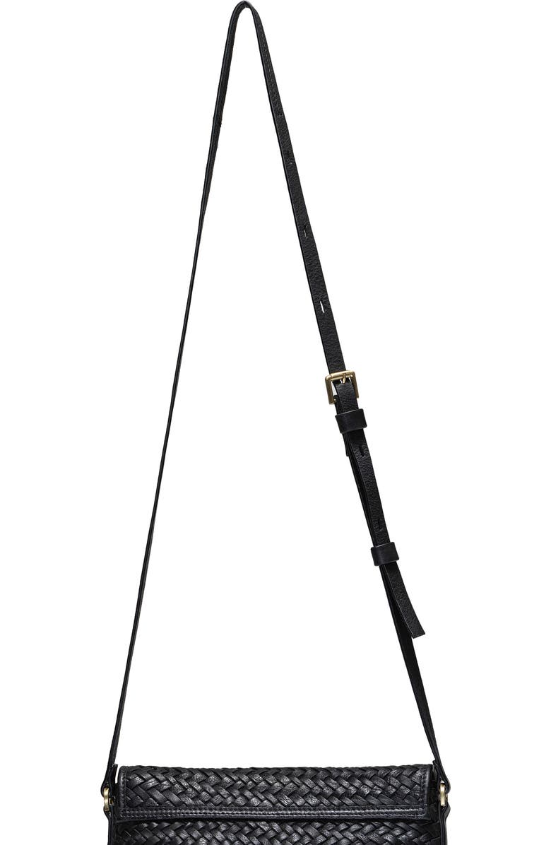 Écotorie Irving Woven Crossbody Bag, Alternate, color, Black