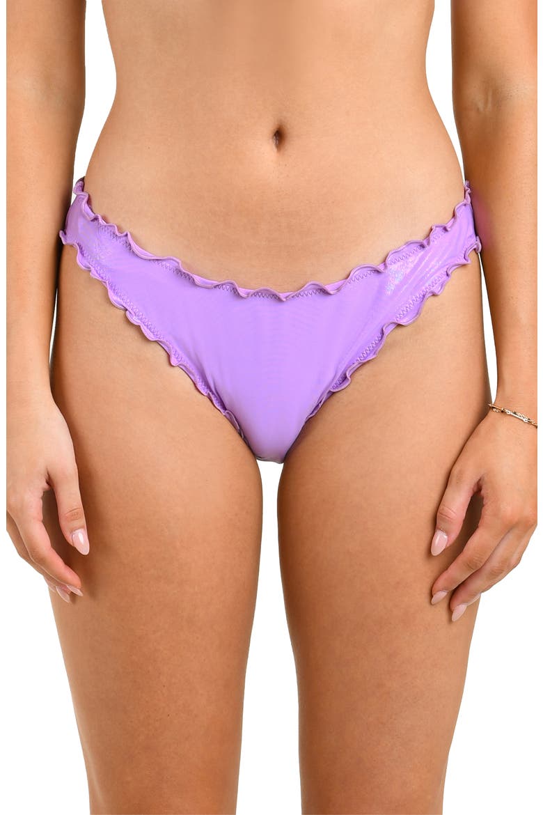 Iridescent Merrow Bikini Bottoms, Main, color, VIOLET