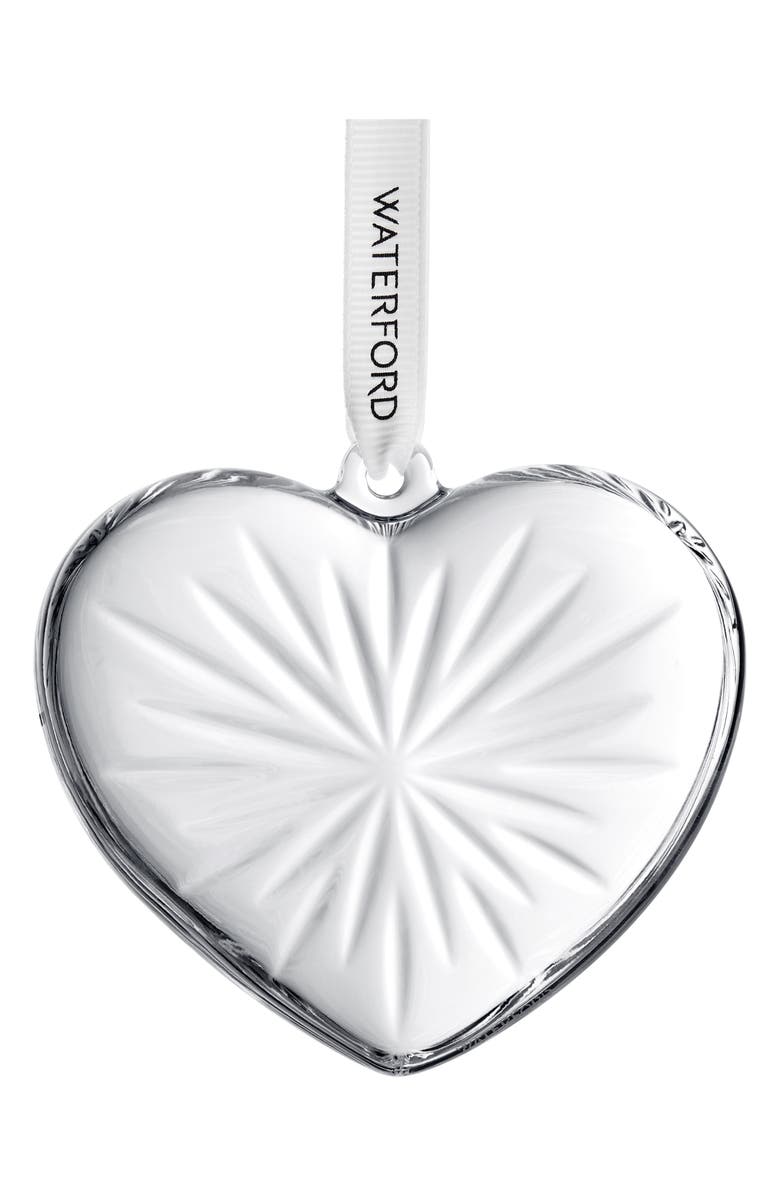 Waterford Heart Crystal Ornament, Alternate, color,